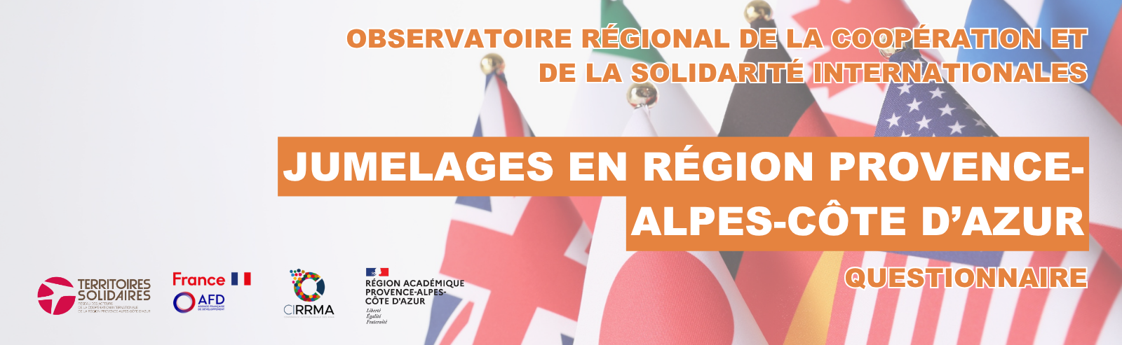 Questionnaire Jumelages en provence-Alpes-Côte d’Azur