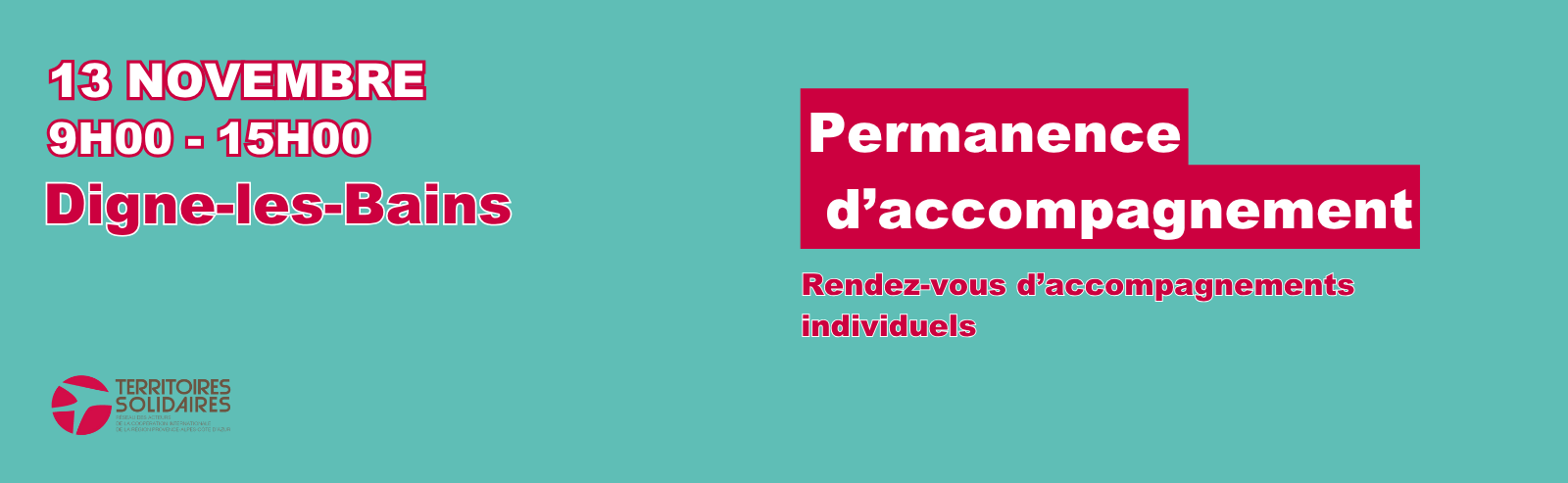 Permanence d'accompagnement à Digne-les-Bains | Territoires Solidaires