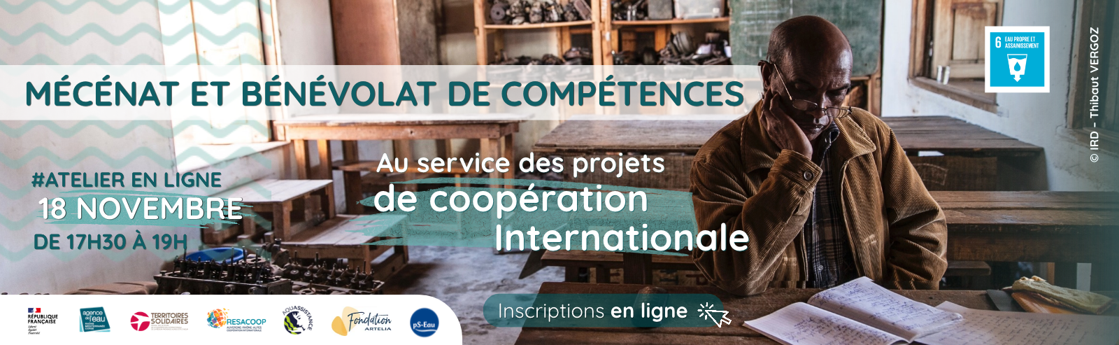 Webinaire | Mécénat et bénévolat de compétences au service des projets de coopération internationale
